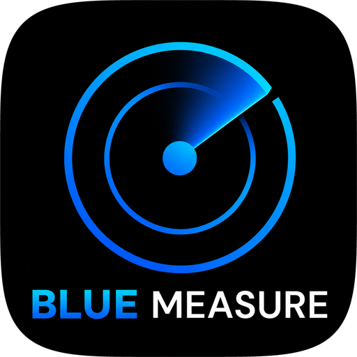 BLUE MEASURE(ブルーメジャー)アイコン - macOS向けリアルタイム・ラウドネスメーターアプリ